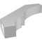 Ekena Millwork 3 1/2-in. W x 20-in. D x 20-in. H Balboa Architectural Grade PVC Knee Brace BRCP035X20X20BOA - alternate 5